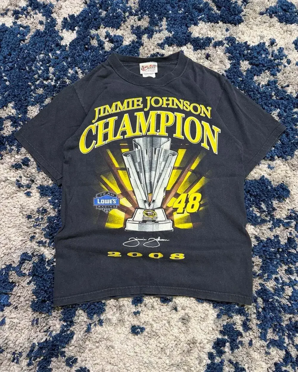 Chase Authentics Jimmie Johnson 2008 3-Time NASCAR Champion T-Shirt